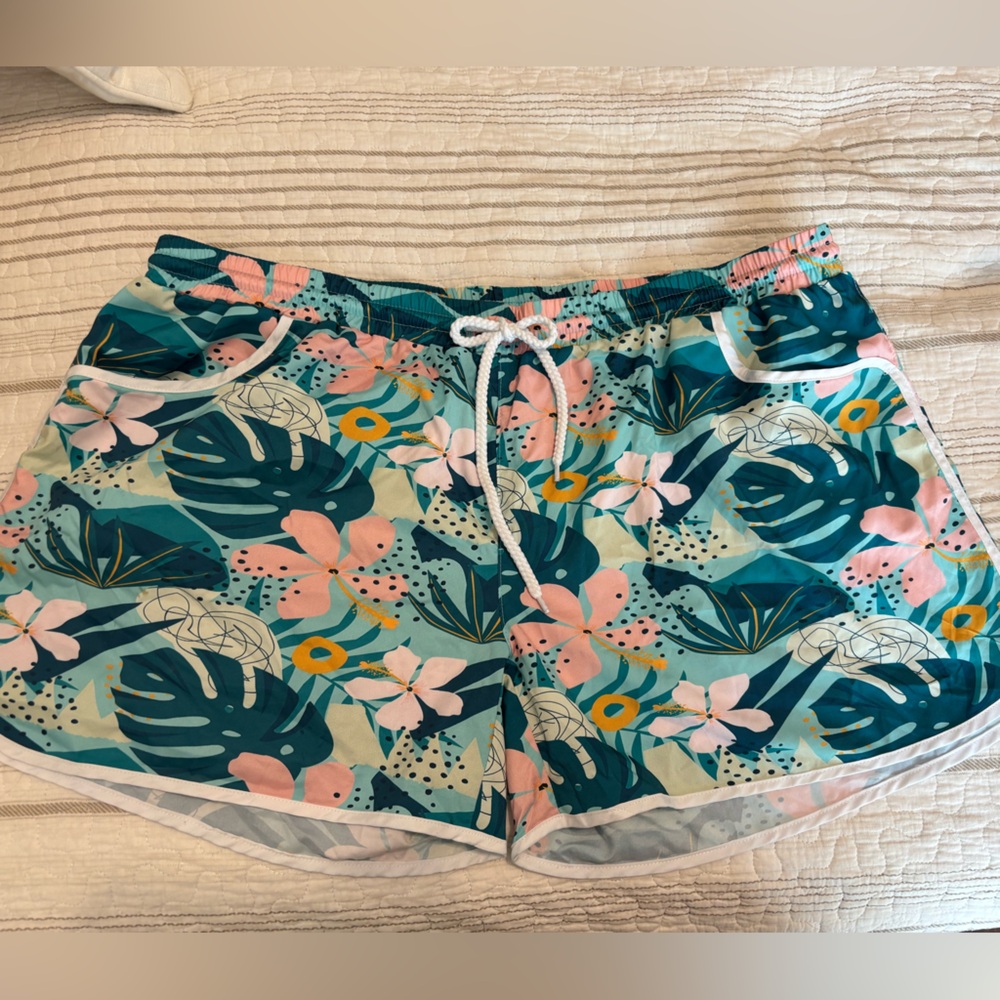 Tropical Floral Swim Shorts